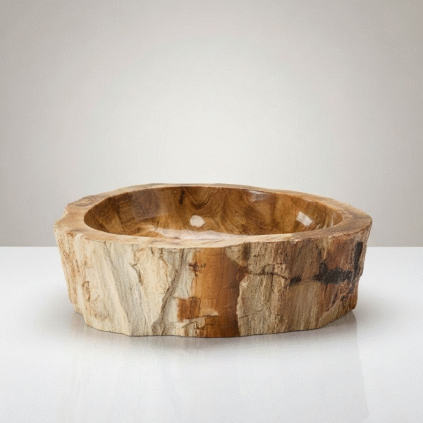 Petrified Wood Sink Brown N°13