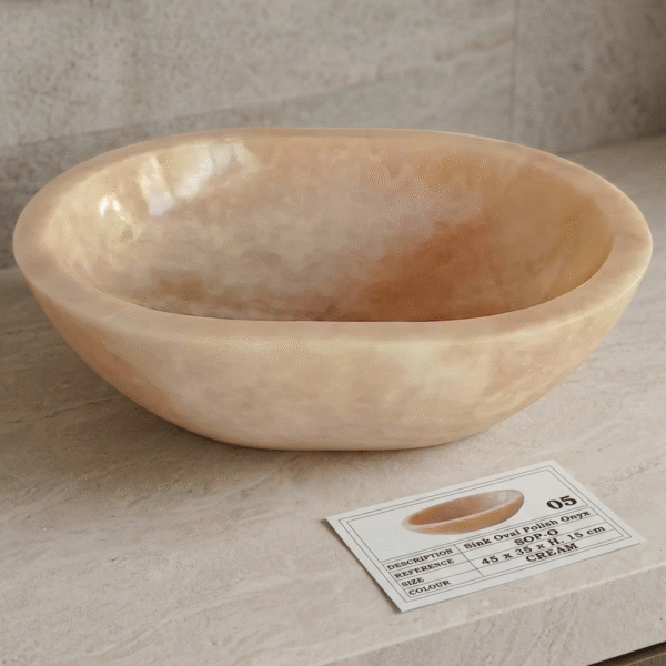 Onyx Sink Oval Polish N°05