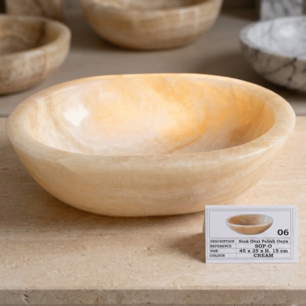 Onyx Sink Oval Polish N°06