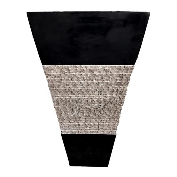 Pedestal Pyramid Marble Sink - Black - Image 2