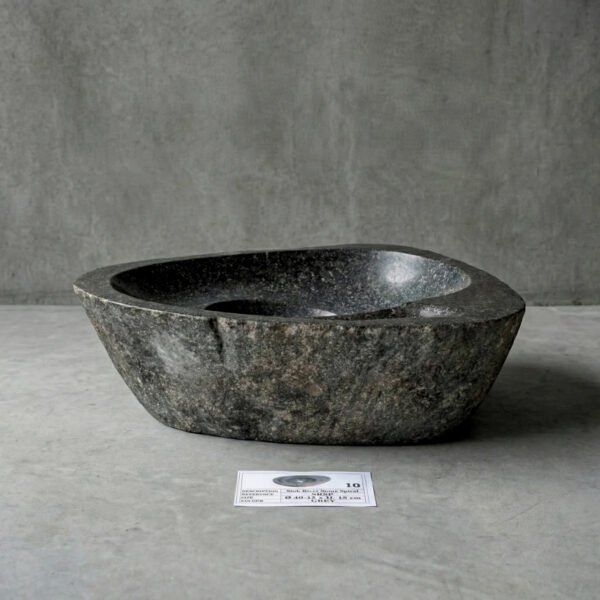 Natural River Stone Spiral Sink N°10