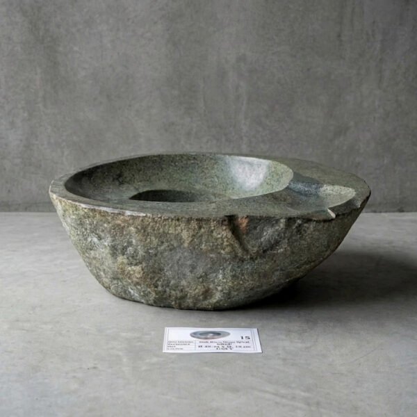 Natural River Stone Spiral Sink N°15