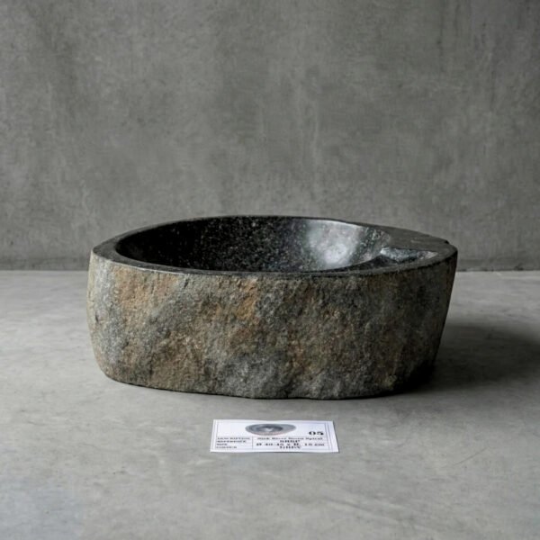 Natural River Stone Spiral Sink N°05