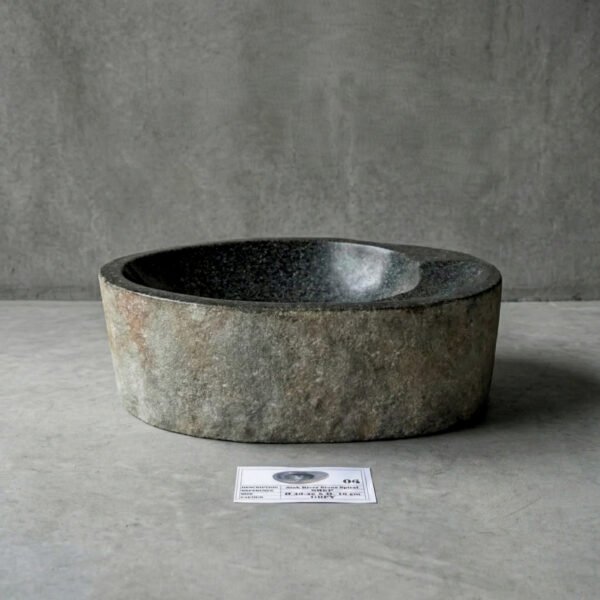 Natural River Stone Spiral Sink N°06