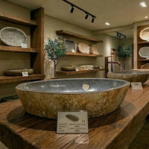 Natural River Stone Sink XXL N°11 - C1-