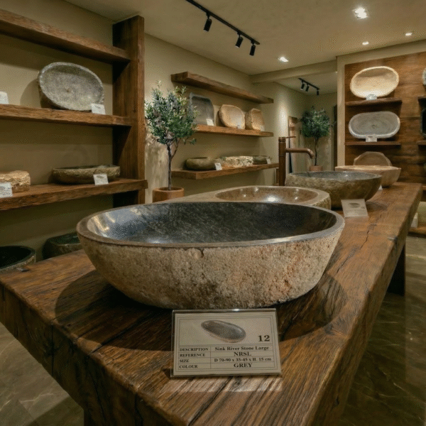 Natural River Stone Sink XXL N°12 - C1