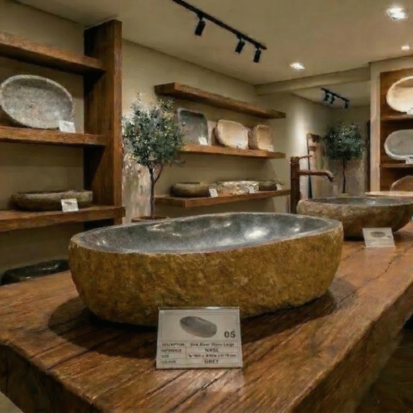 Natural River Stone Sink XXL N°06 - C1