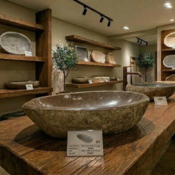 Natural River Stone Sink XXL N°07 - C1