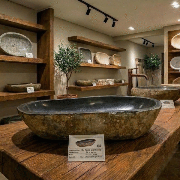 Natural River Stone Sink XXL N°04 A