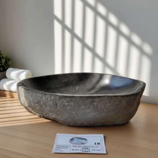 Natural River Stone Lip N°18 – 19 to 22 in