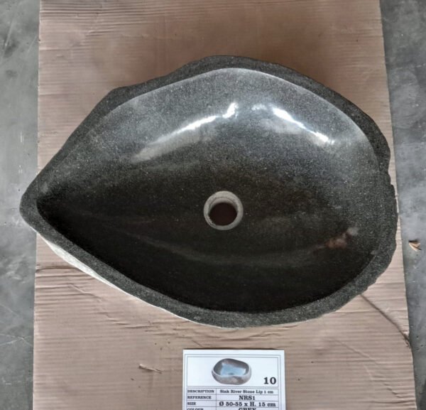 Natural River Stone Lip N°10 – 19 to 22 in - Image 2