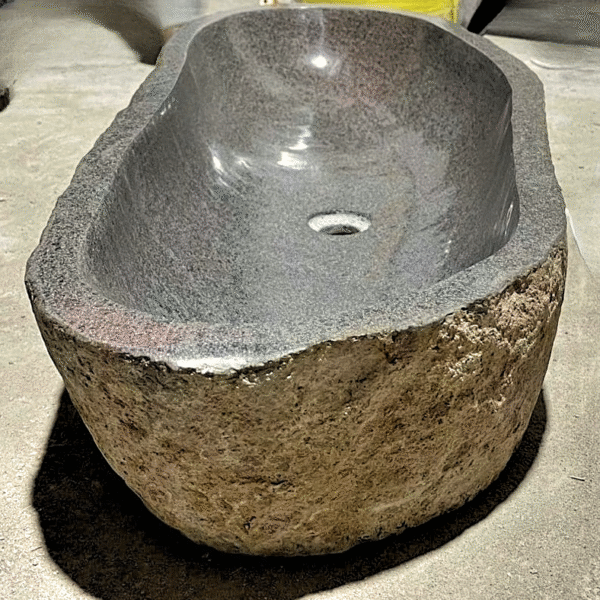 Natural River Stone Sink XXL N°09 A
