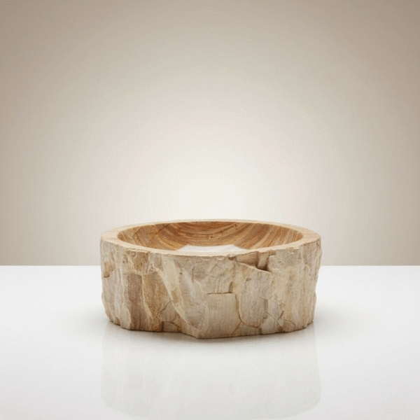 Petrified Wood Sink Brown N°04