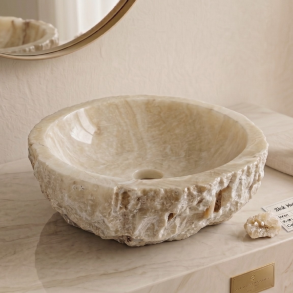 Pure Natural Rustic Onyx Sink - Unique Piece N°10