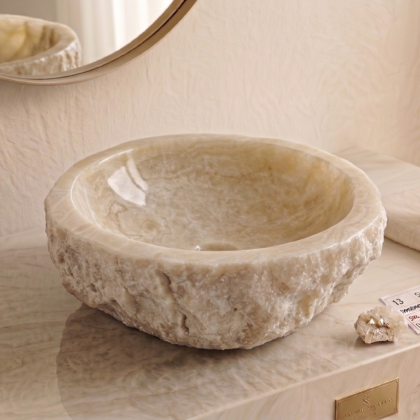 Pure Natural Rustic Onyx Sink - Unique Piece N°14