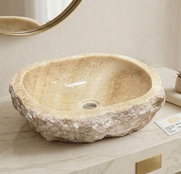Pure Natural Rustic Onyx Sink - Unique Piece N°01